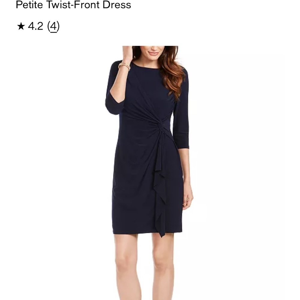 Jessica Howard Navy Blue sheath Dress